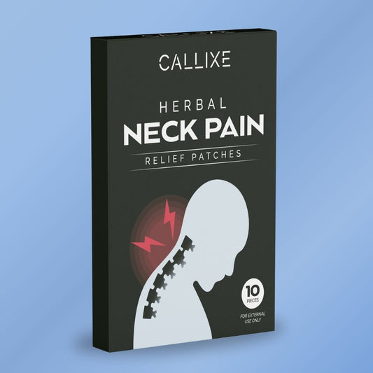 Parche herbal para el dolor de cuello
