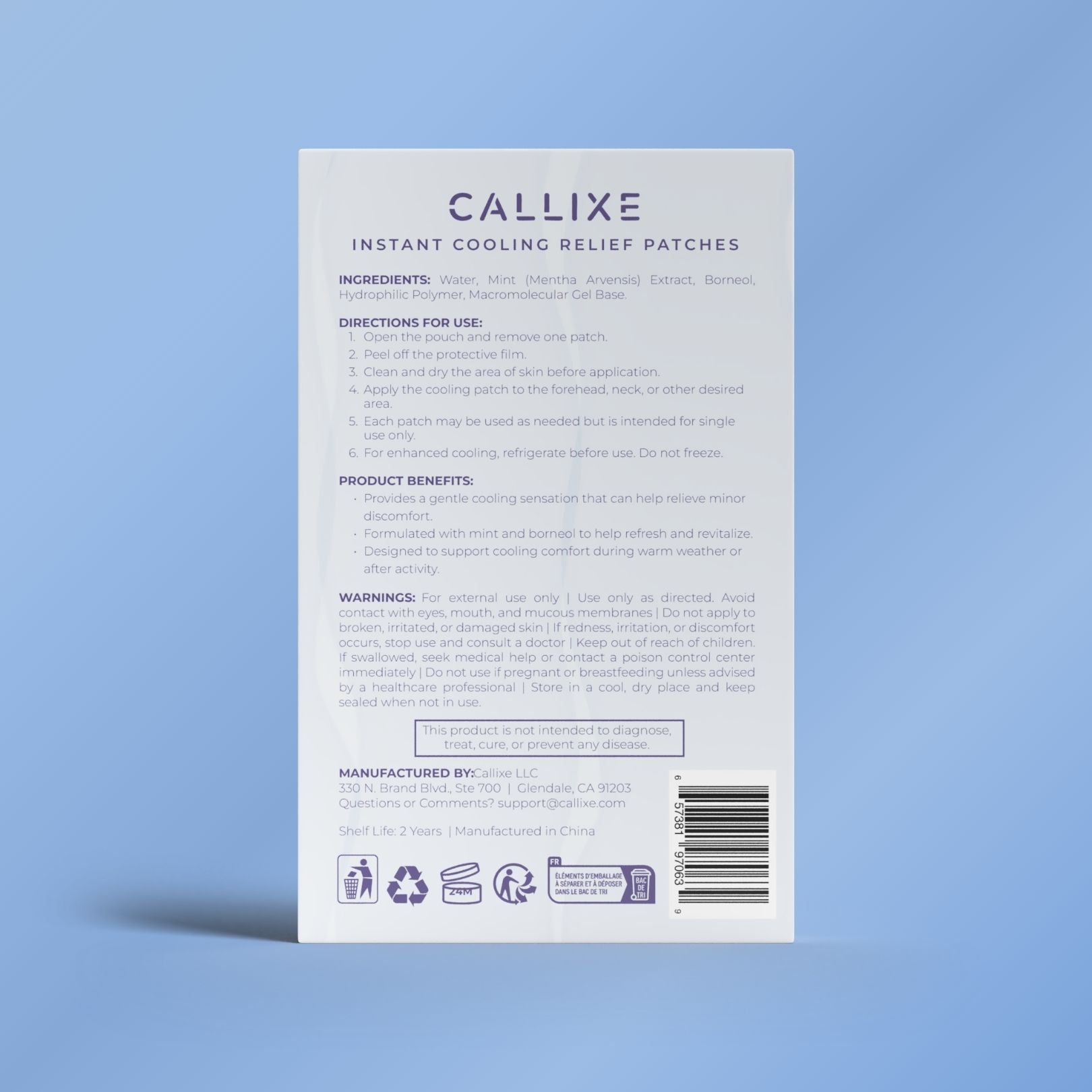 Cooling Therapy Patches