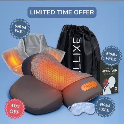 Callixe Thera Pillow 3-in-1 Massager (Gifts Included)